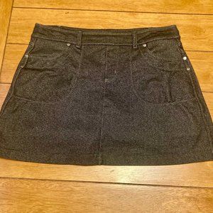 Athleta - 13.5" mini-skort, size M, dark heathered blue